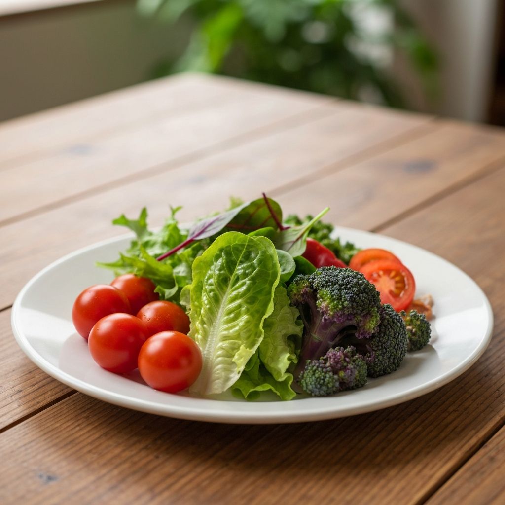 Kiegyensúlyozott táplálkozás zöldségekkel